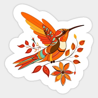 Hummingbird Wings with Vibrant Dreams Sticker